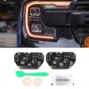 S1 PAR DE MODULOS DE FAROS AMBAR FORD RANGER RAPTOR