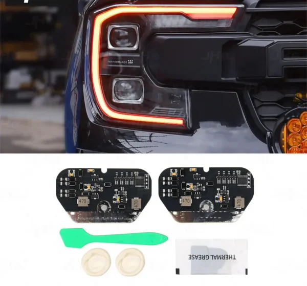 S1 PAR DE MODULOS DE FAROS AMBAR FORD RANGER RAPTOR