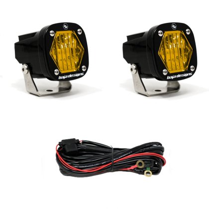 S1-AMBAR LUCES BAJA DESIGNS S1 WIDE CORNERING AMBAR
