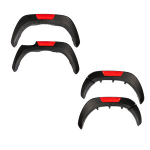 FENDERS CON APLIQUE ROJO PARA TOYOTA HILUX 2021+